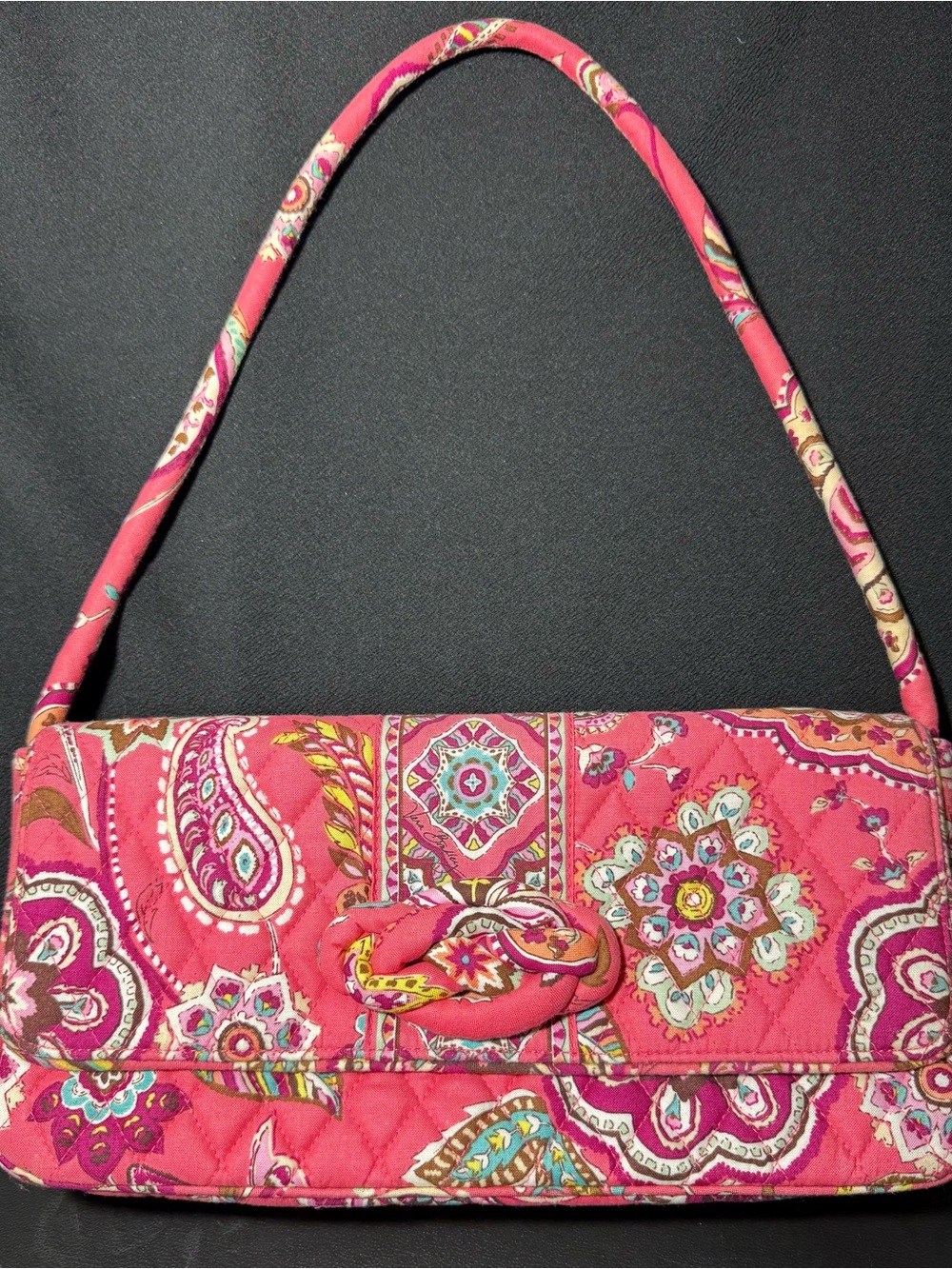 Vera Bradley Call me Coral “Knot Just a Clutch”Bag